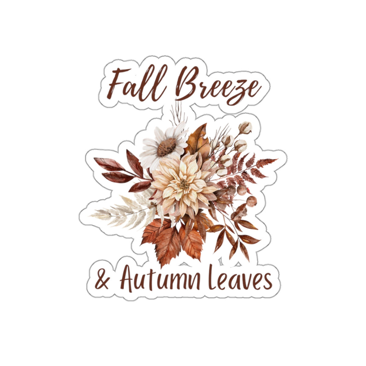 Sticker Set: Fall Breeze and Autumn Leaves Kiss-Cut Stickers