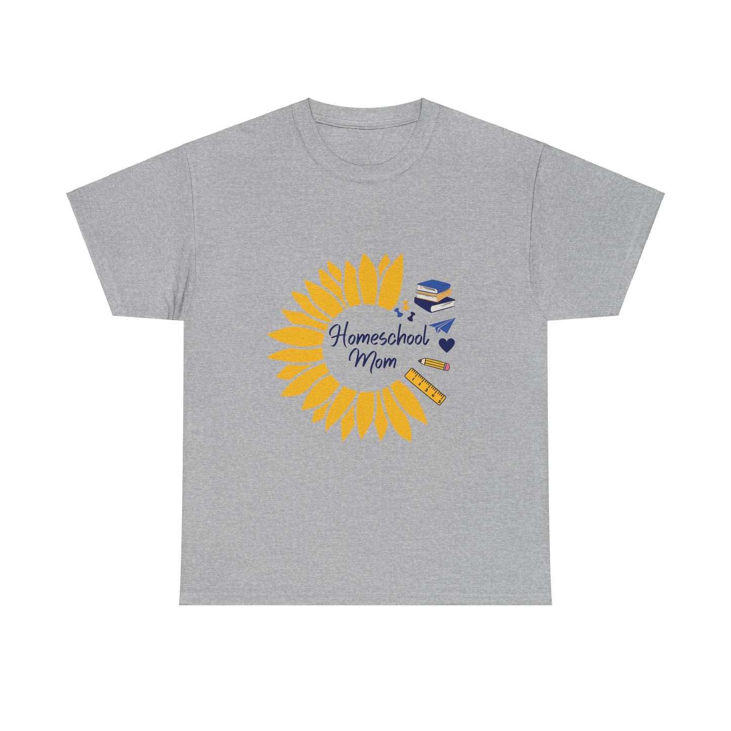 Sunflower Homeschool Mom Tee