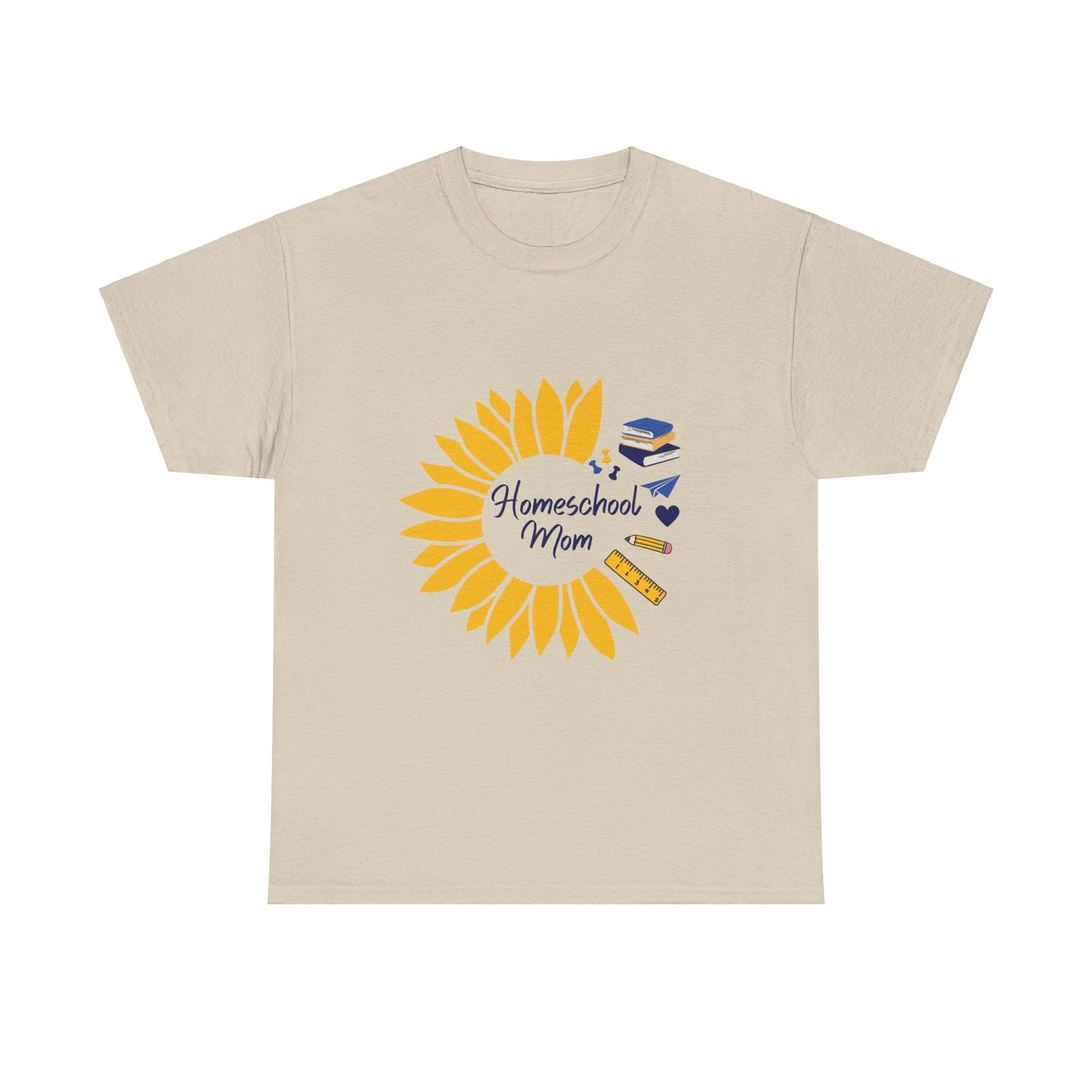 Sunflower Homeschool Mom Tee