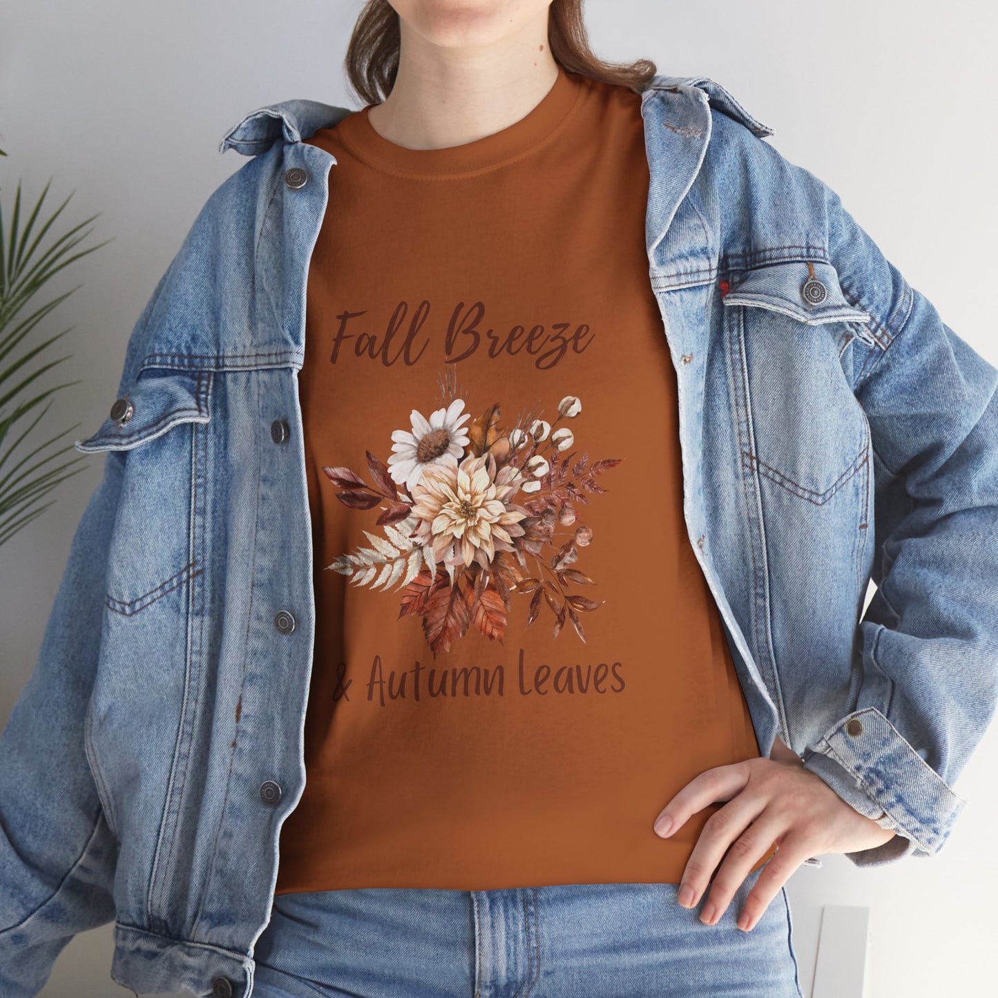 Fall Breeze and Autumn Leaves T-Shirt | Fall shirt | Fall clothing