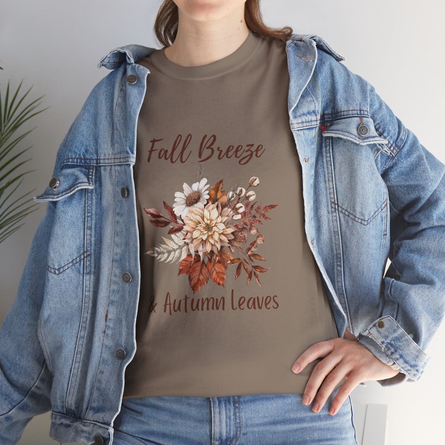 Fall Breeze and Autumn Leaves T-Shirt | Fall shirt | Fall clothing