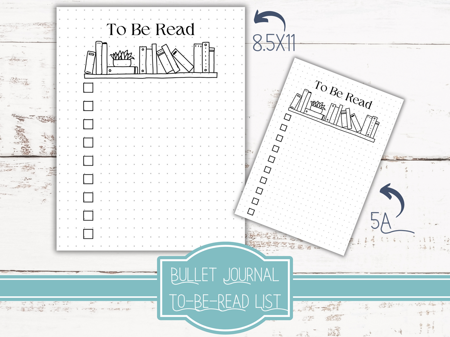 To Be Read List | Reading Journal | | A5 Bullet Journal | Add More Reading Tracking Pages to Your Journal!