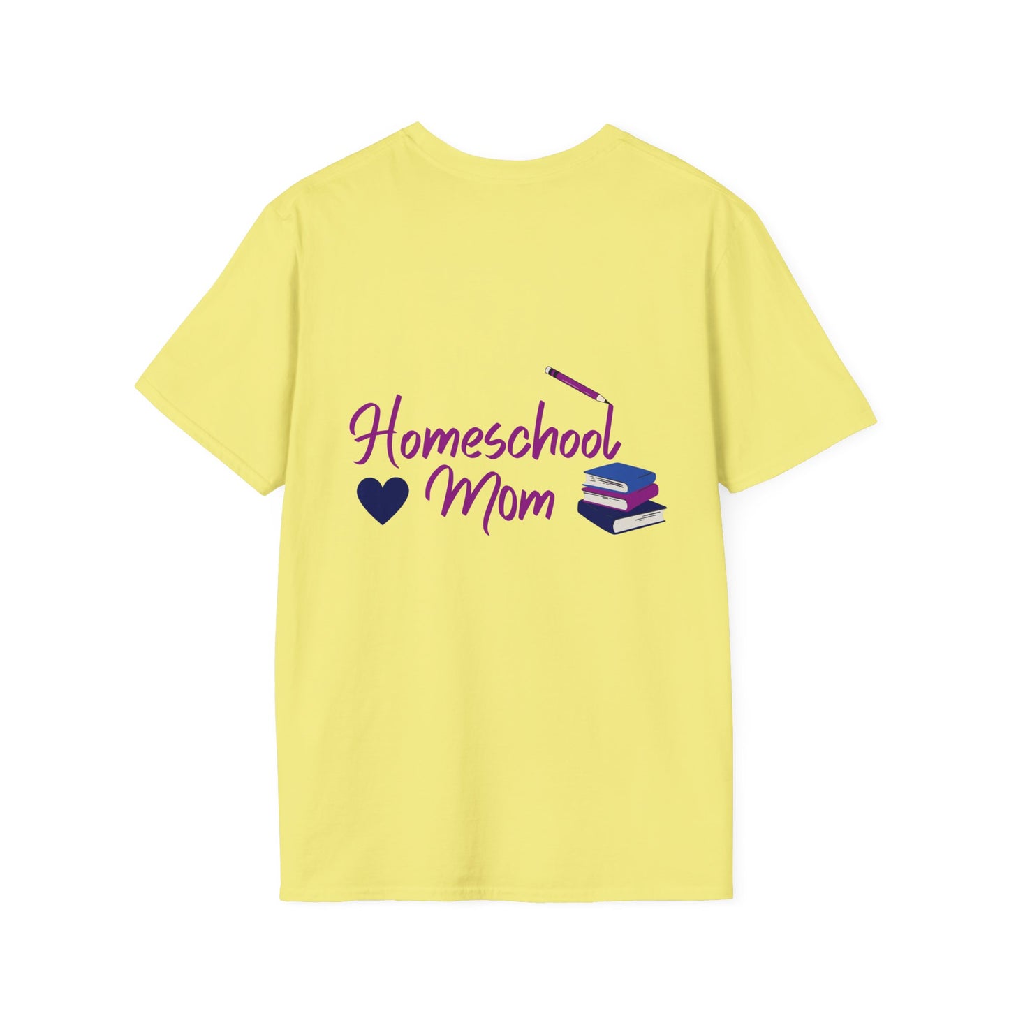 Homeschool Mom | Sunflower and School Supplies T-Shirt