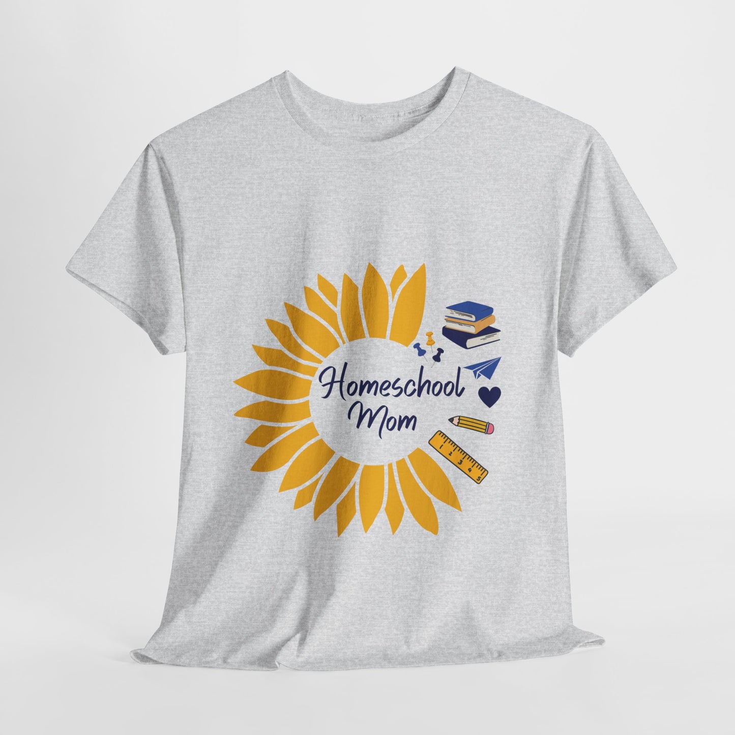 Sunflower Homeschool Mom Tee