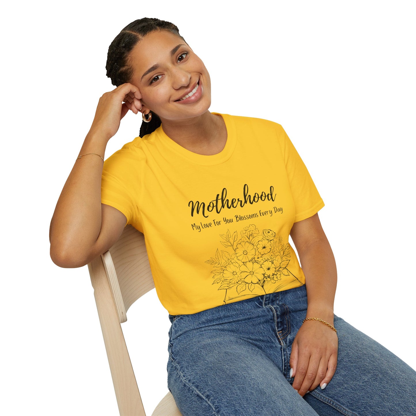 Graphic T-Shirt: Motherhood, My love for you blossoms everyday