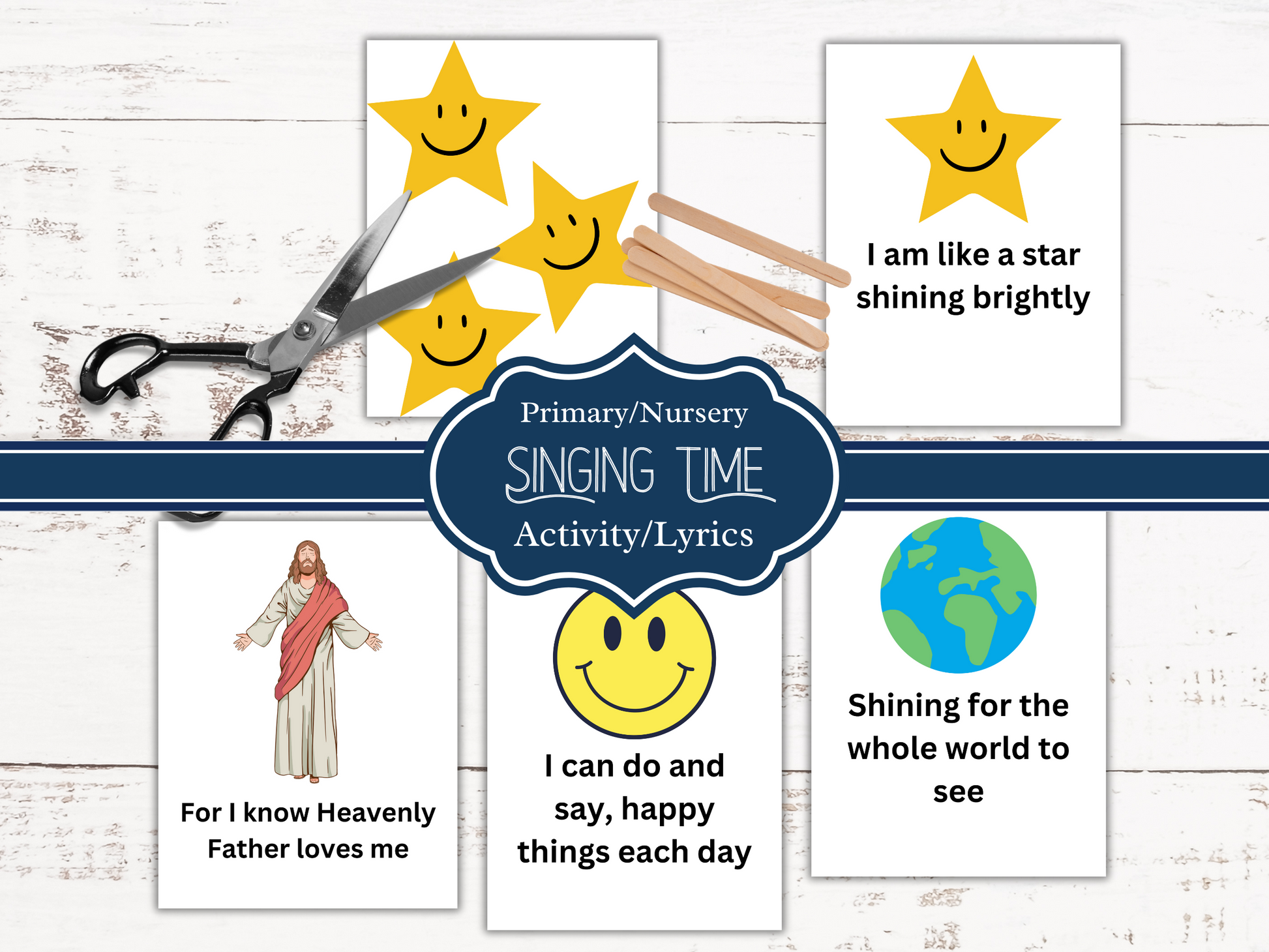 Primary/Nursery Singing Time Activity/Lyrics