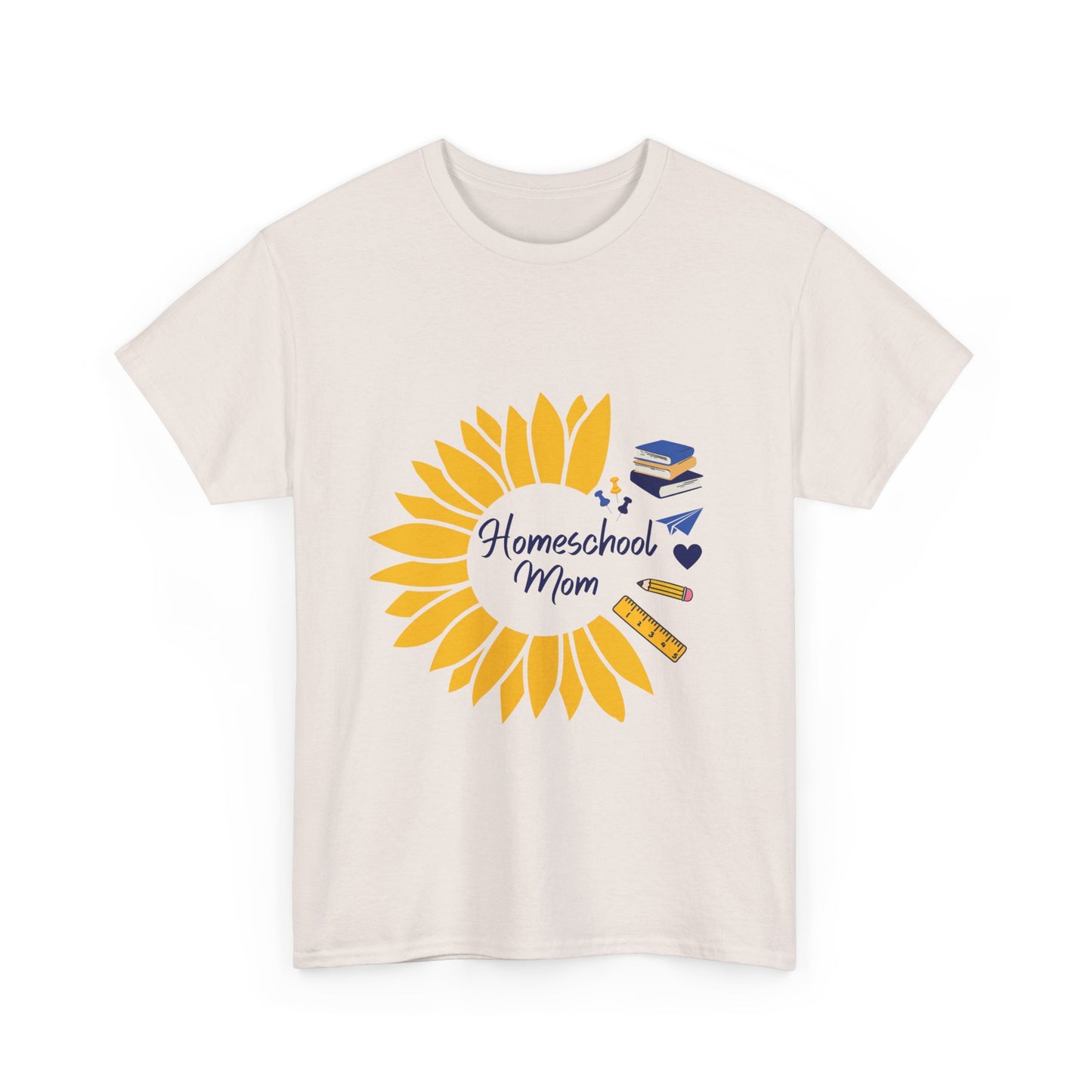 Sunflower Homeschool Mom Tee