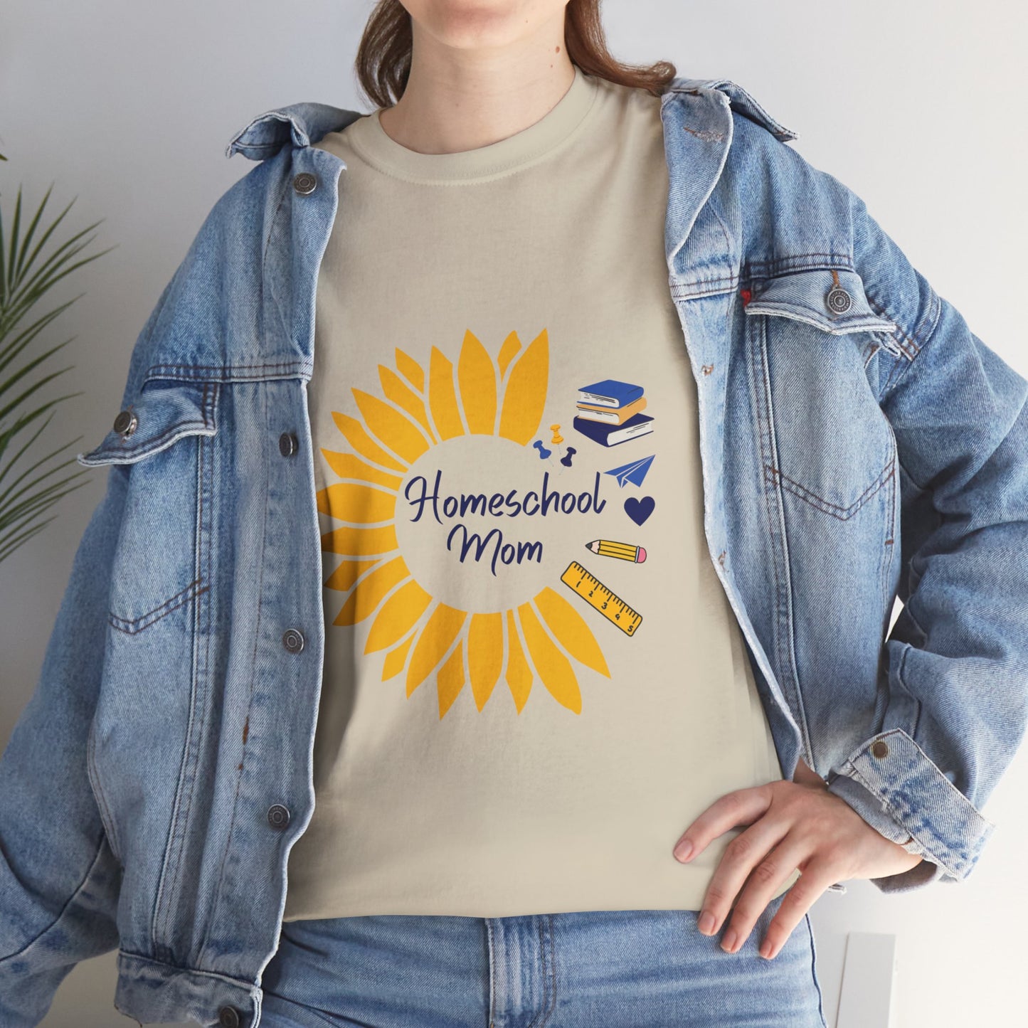 Sunflower Homeschool Mom Tee