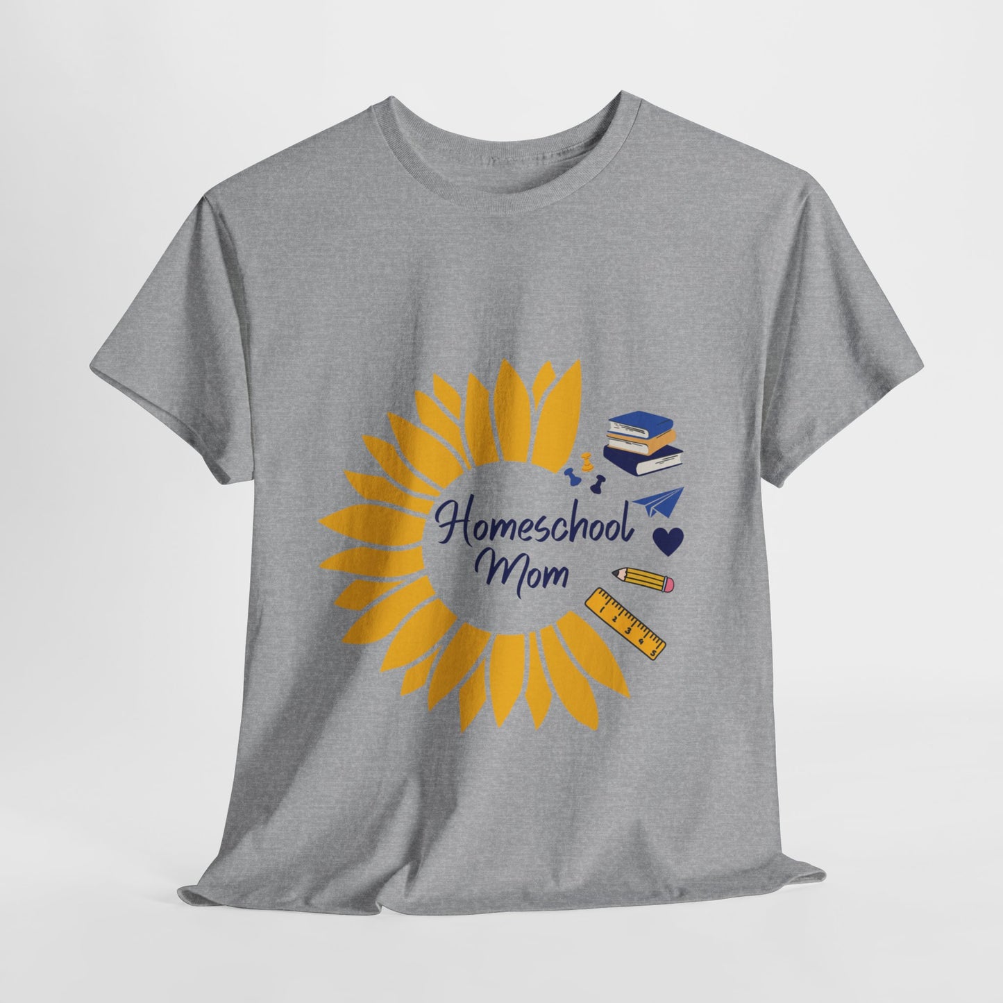 Sunflower Homeschool Mom Tee