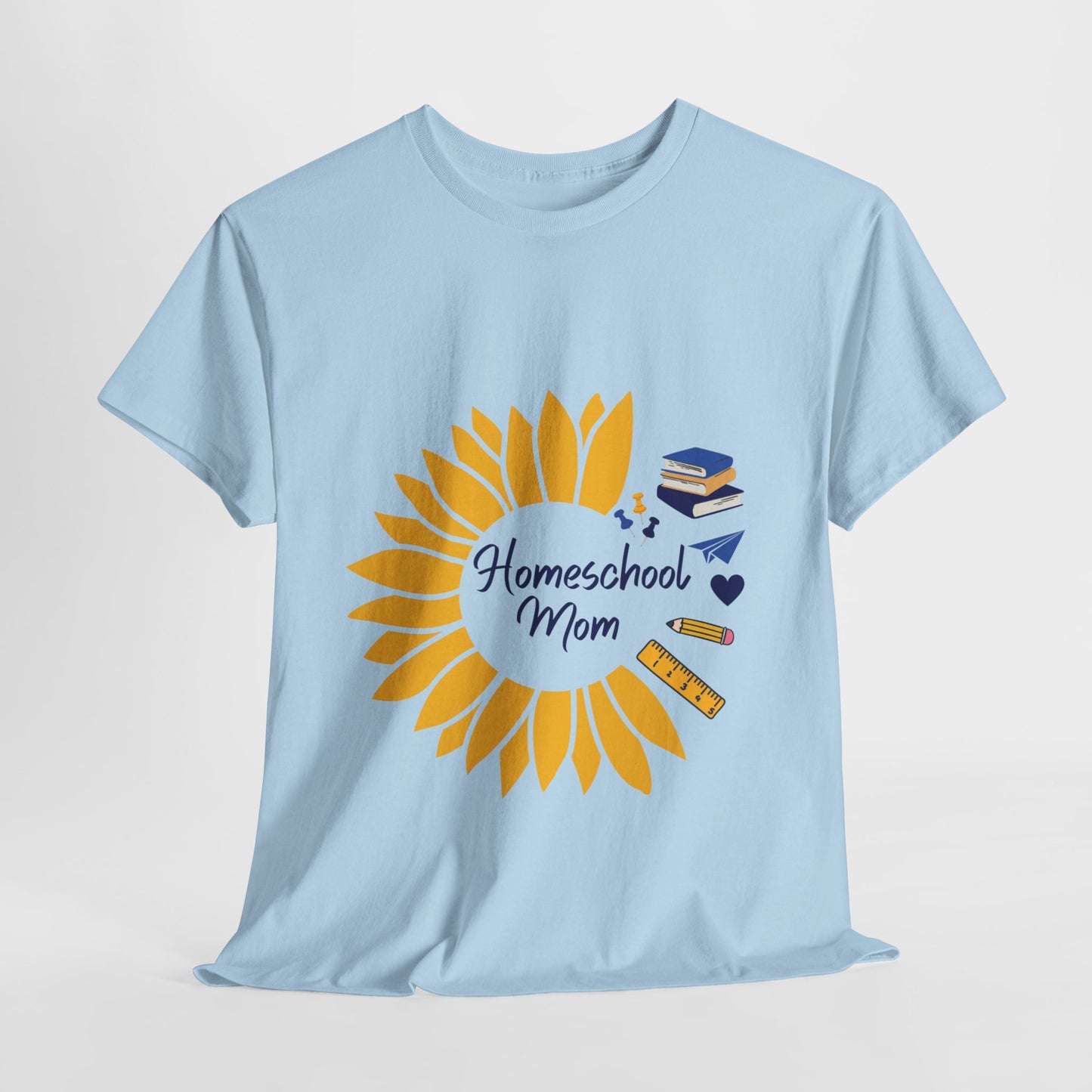 Sunflower Homeschool Mom Tee