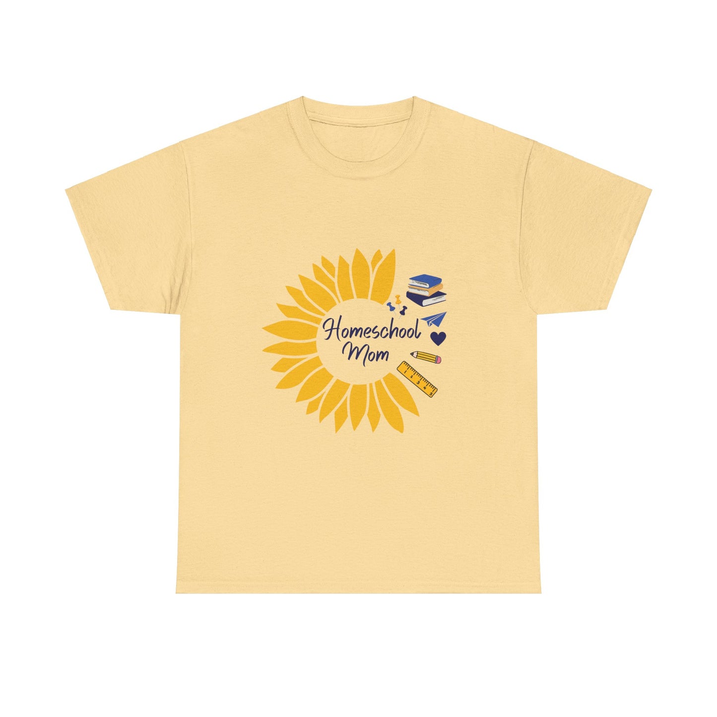 Sunflower Homeschool Mom Tee