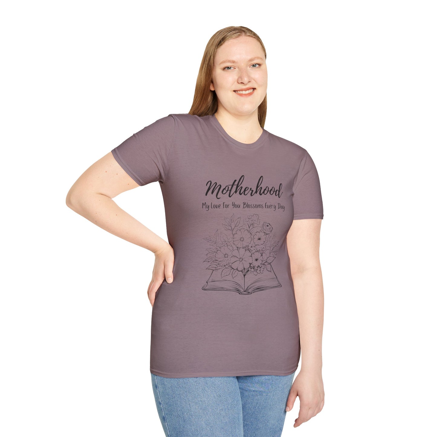 Graphic T-Shirt: Motherhood, My love for you blossoms everyday