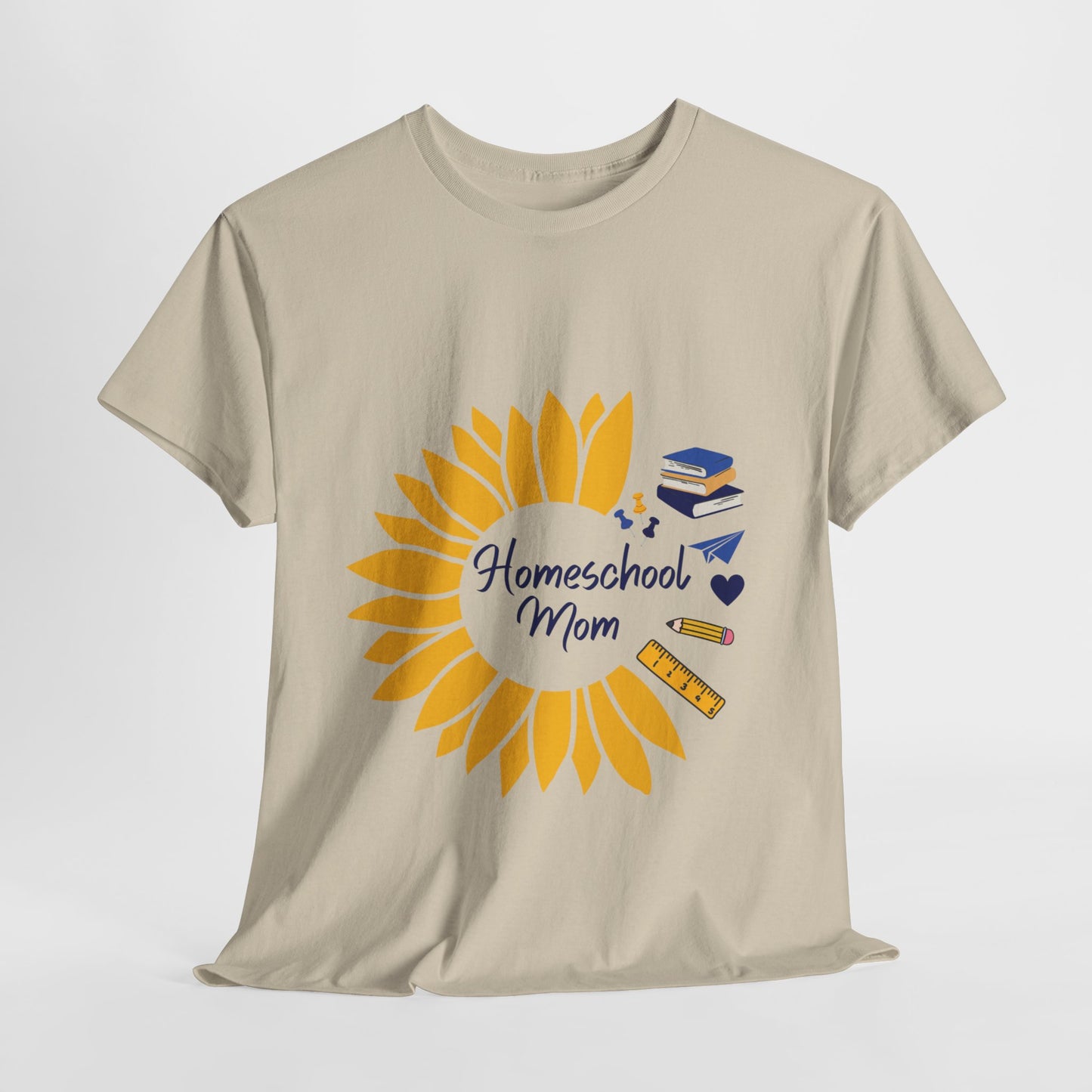 Sunflower Homeschool Mom Tee