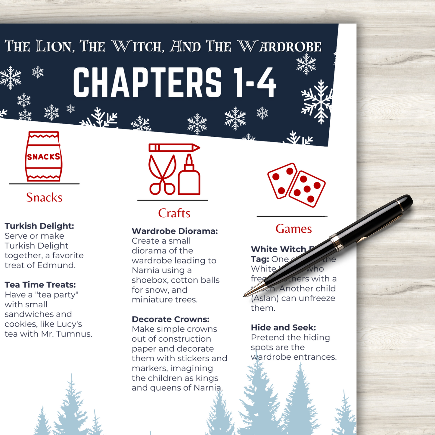 Chronicles of Narnia | Book Club Packet for 'The Lion, The Witch, and The Wardrobe' | Homeschool Book Club | Kids Book Club