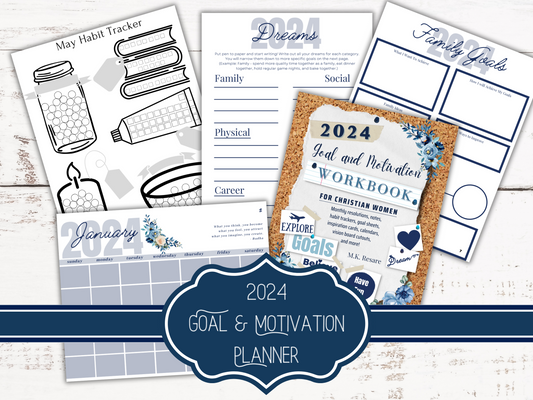 2024 Goal and Motivation Planner