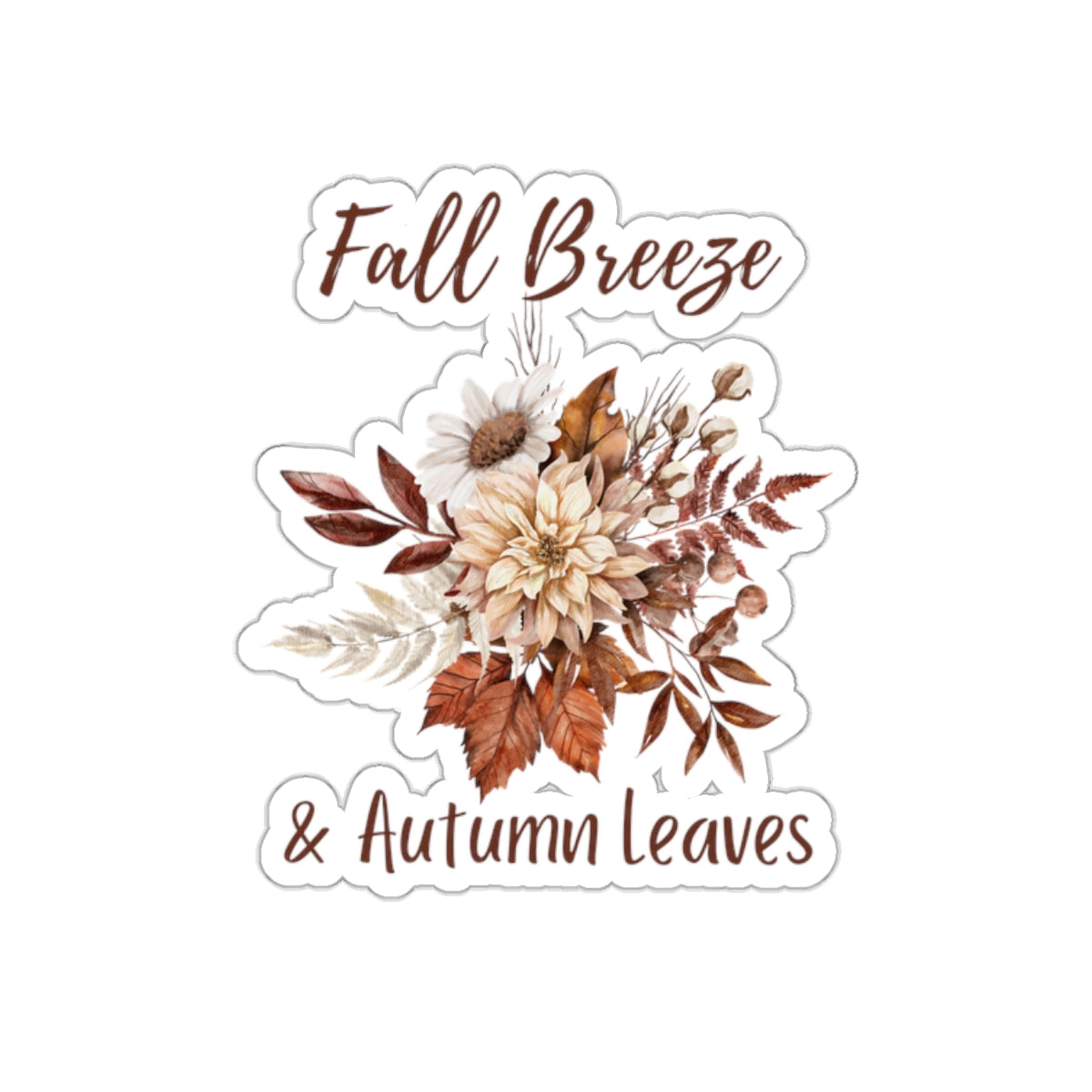 Sticker Set: Fall Breeze and Autumn Leaves Kiss-Cut Stickers