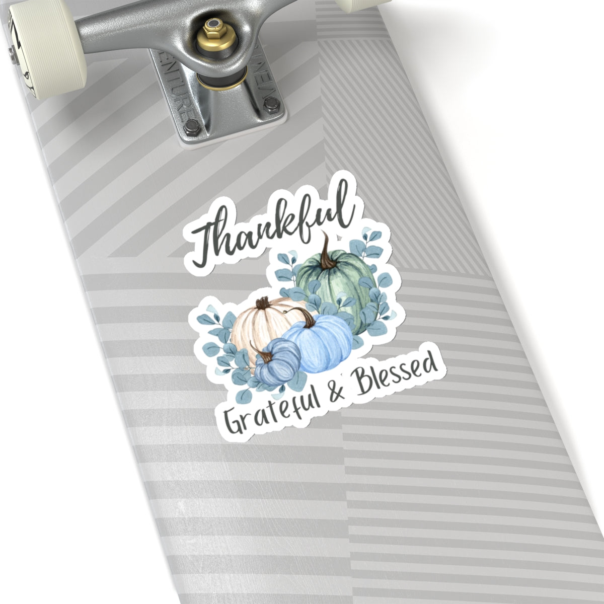 Stickers - Fall Pumpkins Thankful Grateful Blessed Design