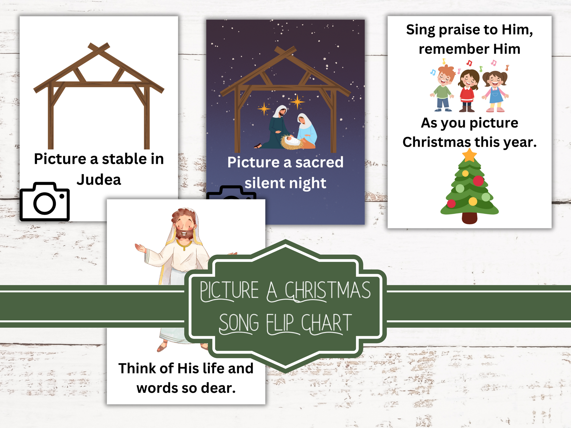 Picture a Christmas Song Flip Chart