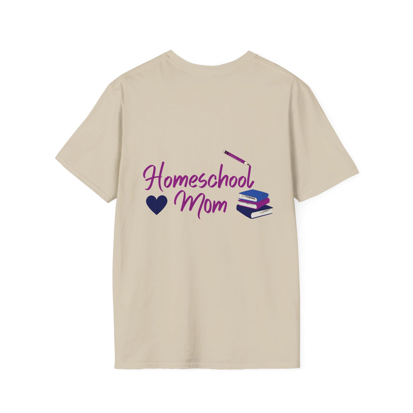 Homeschool Mom | Sunflower and School Supplies T-Shirt