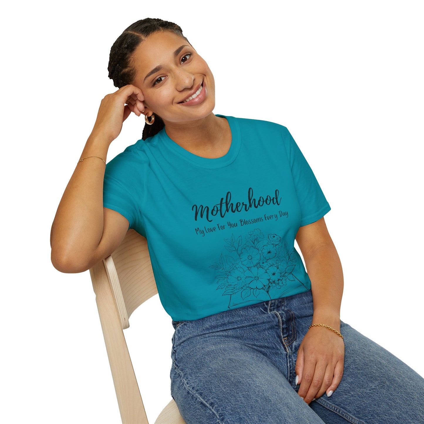 Graphic T-Shirt: Motherhood, My love for you blossoms everyday