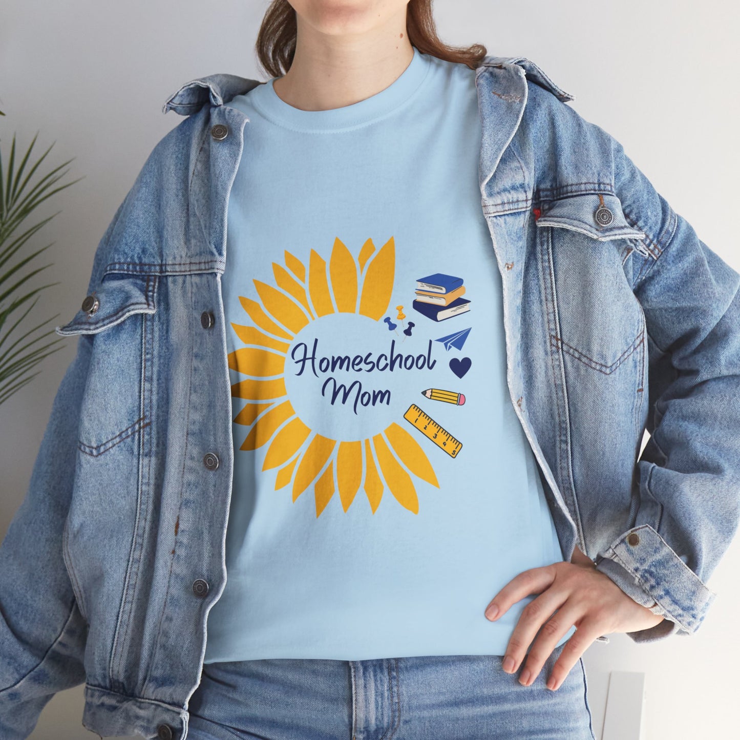 Sunflower Homeschool Mom Tee