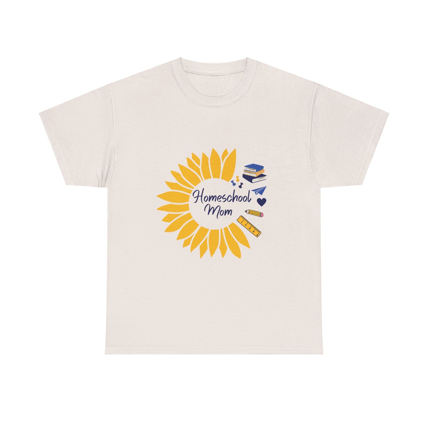 Sunflower Homeschool Mom Tee