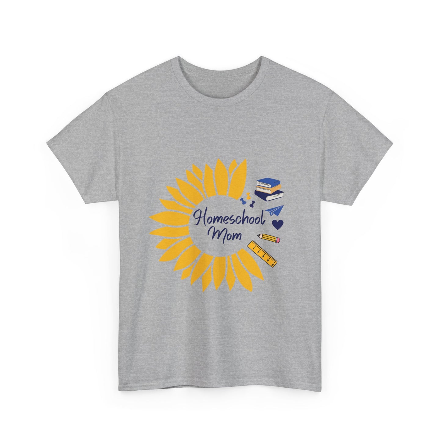 Sunflower Homeschool Mom Tee