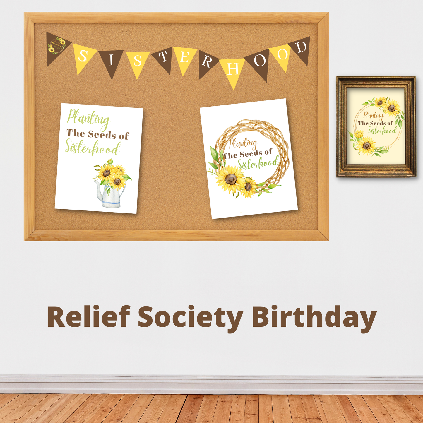 2025 Relief Society Birthday Packet | Invitations & Party Supplies for LDS Women | Sunflowers