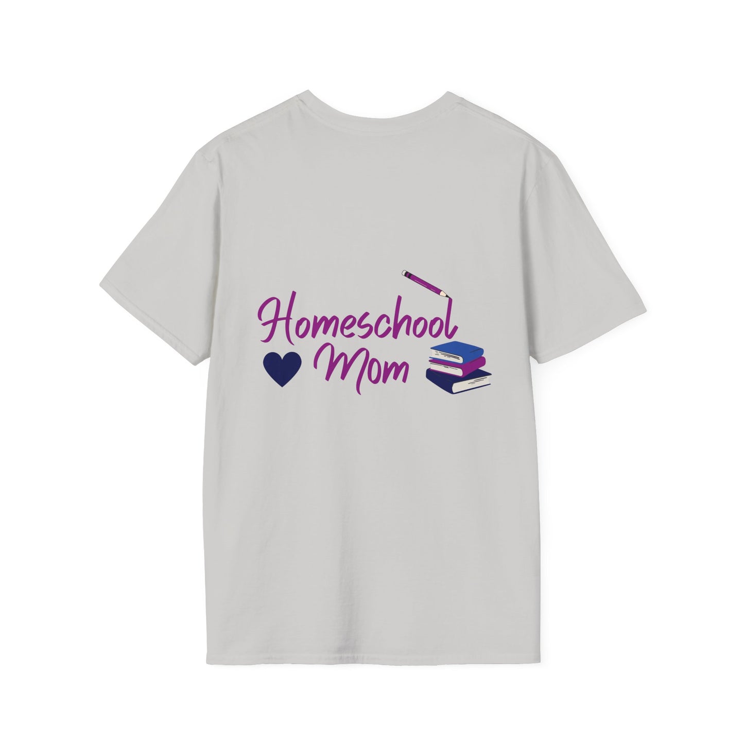 Homeschool Mom | Sunflower and School Supplies T-Shirt