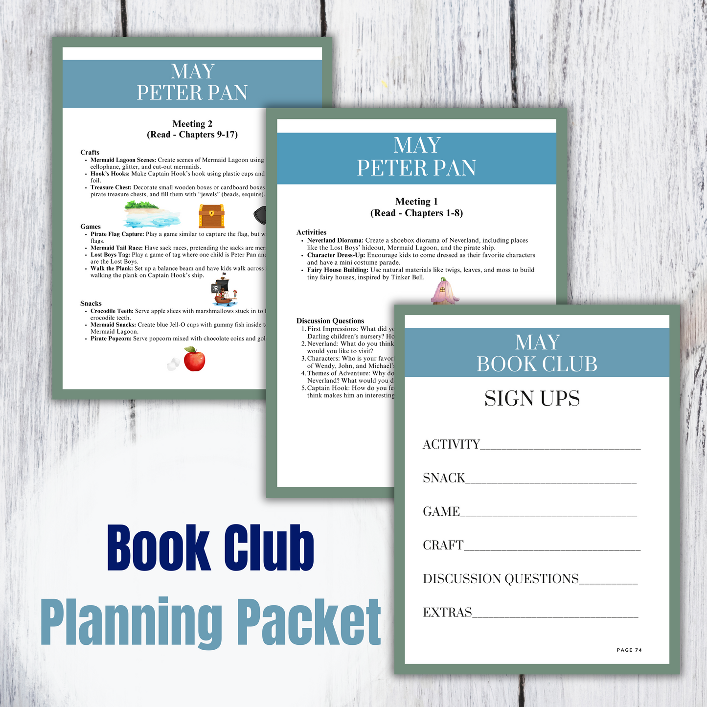 Homeschool Book Club Planning Packet 2024-2025