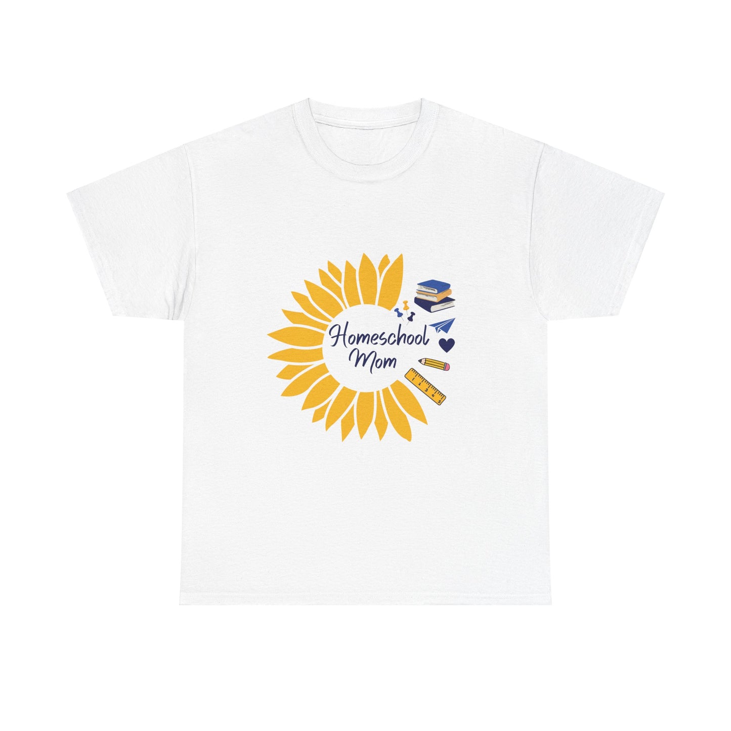 Sunflower Homeschool Mom Tee