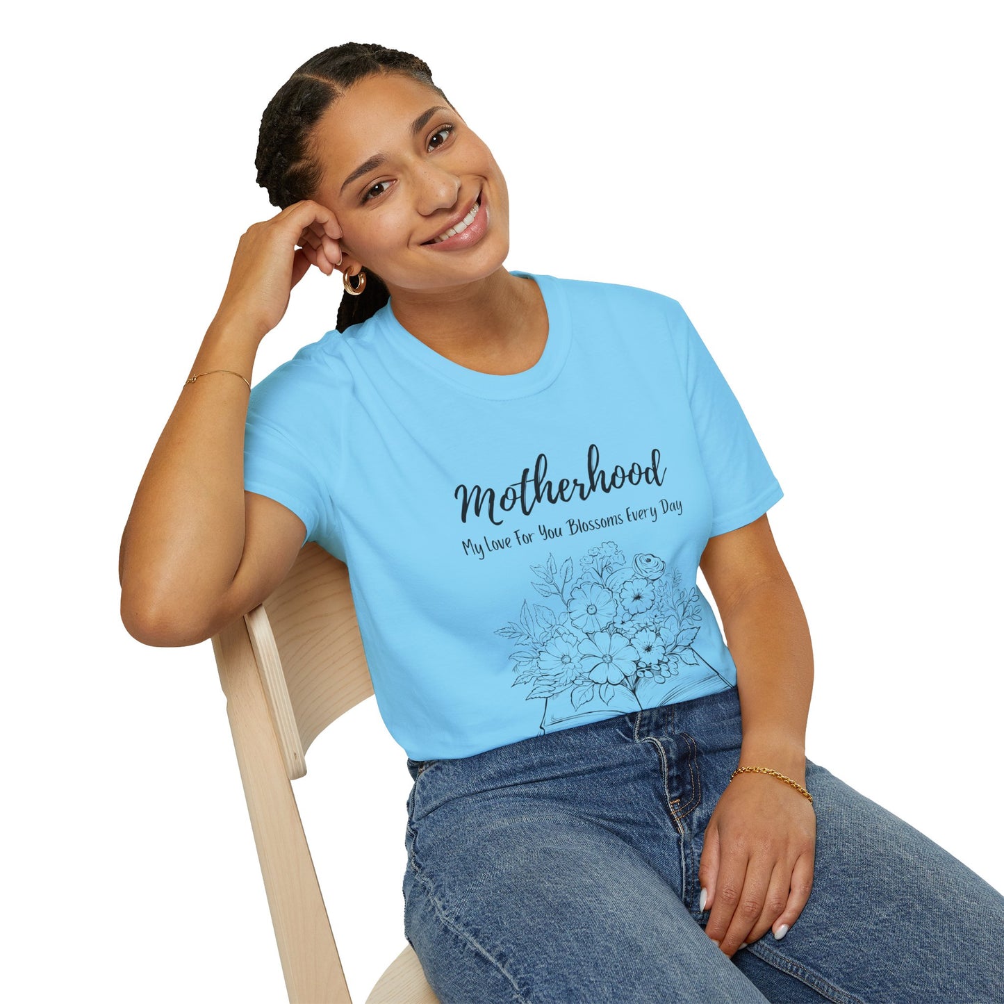 Graphic T-Shirt: Motherhood, My love for you blossoms everyday