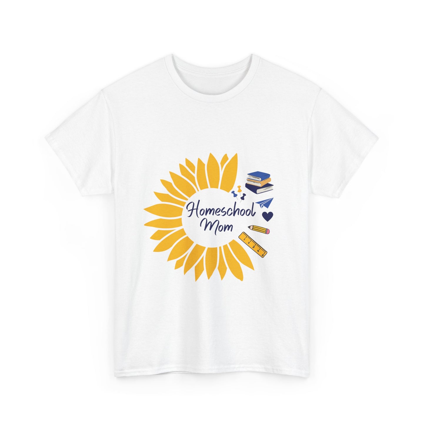 Sunflower Homeschool Mom Tee