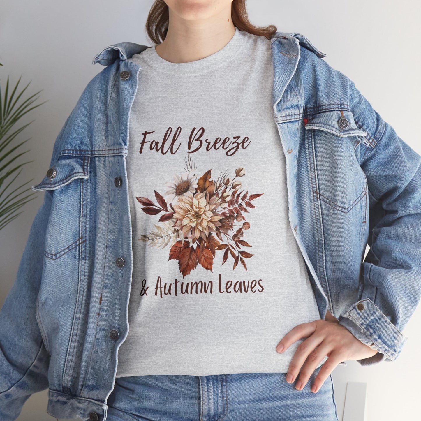 Fall Breeze and Autumn Leaves T-Shirt | Fall shirt | Fall clothing