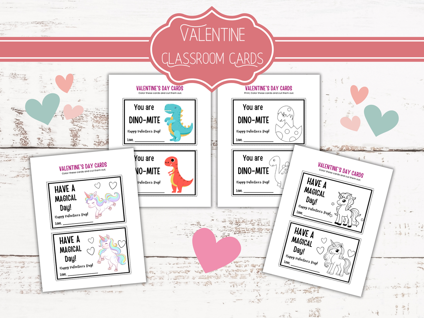 Valentine Classroom Cards