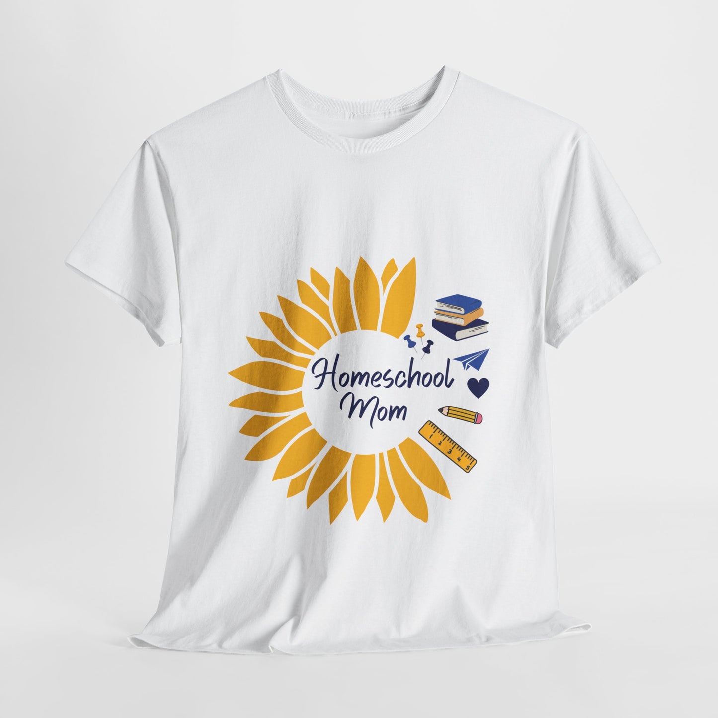 Sunflower Homeschool Mom Tee