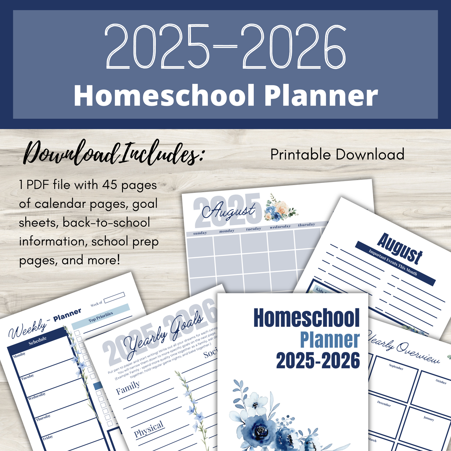 Homeschool Planner 2025-2026