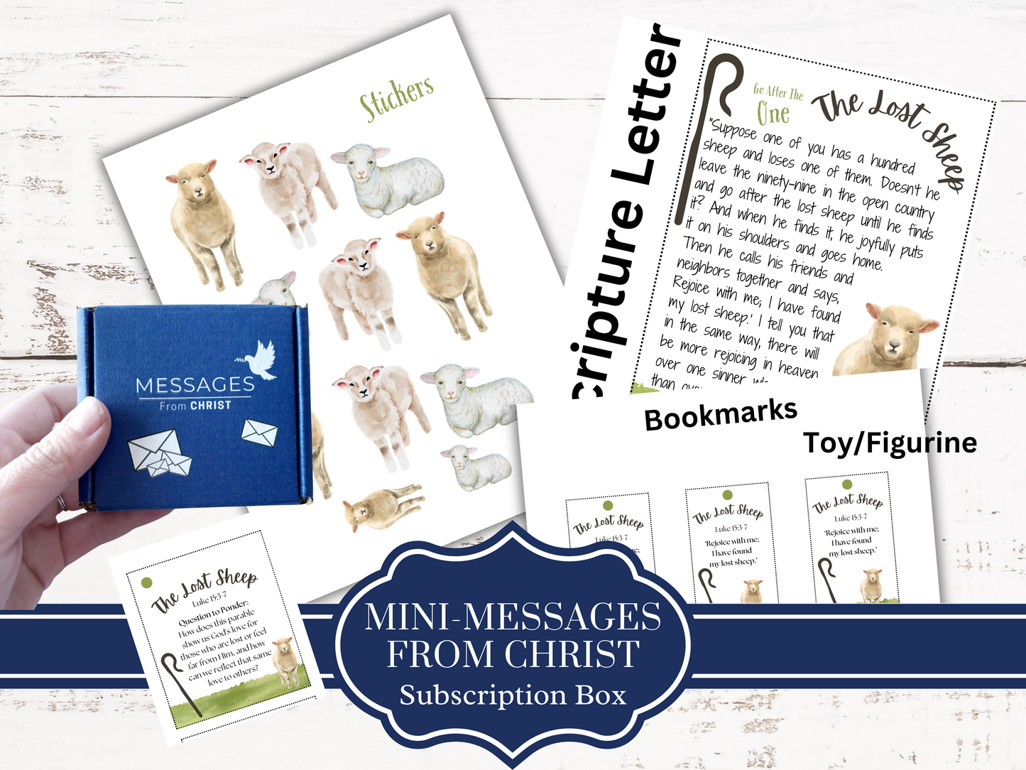 Mini Messages from Christ - Individual Subscription Box - The Parable of the Lost Sheep