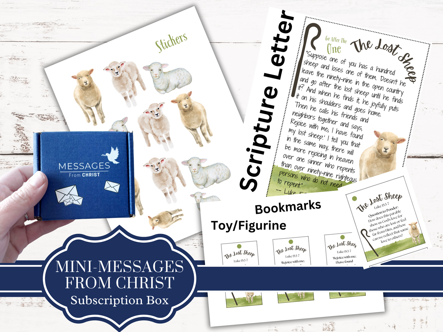 Mini Messages from Christ - Individual Subscription Box - The Parable of the Lost Sheep