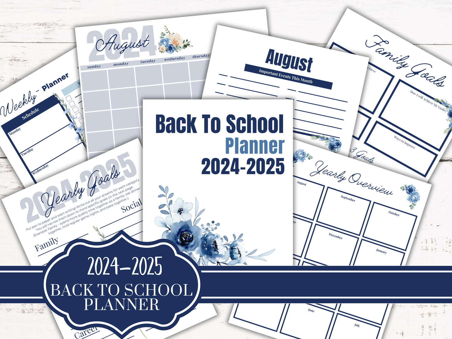 Back to School Planner 2024-2025