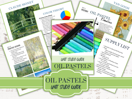 Oil Pastels Unit Study Guide