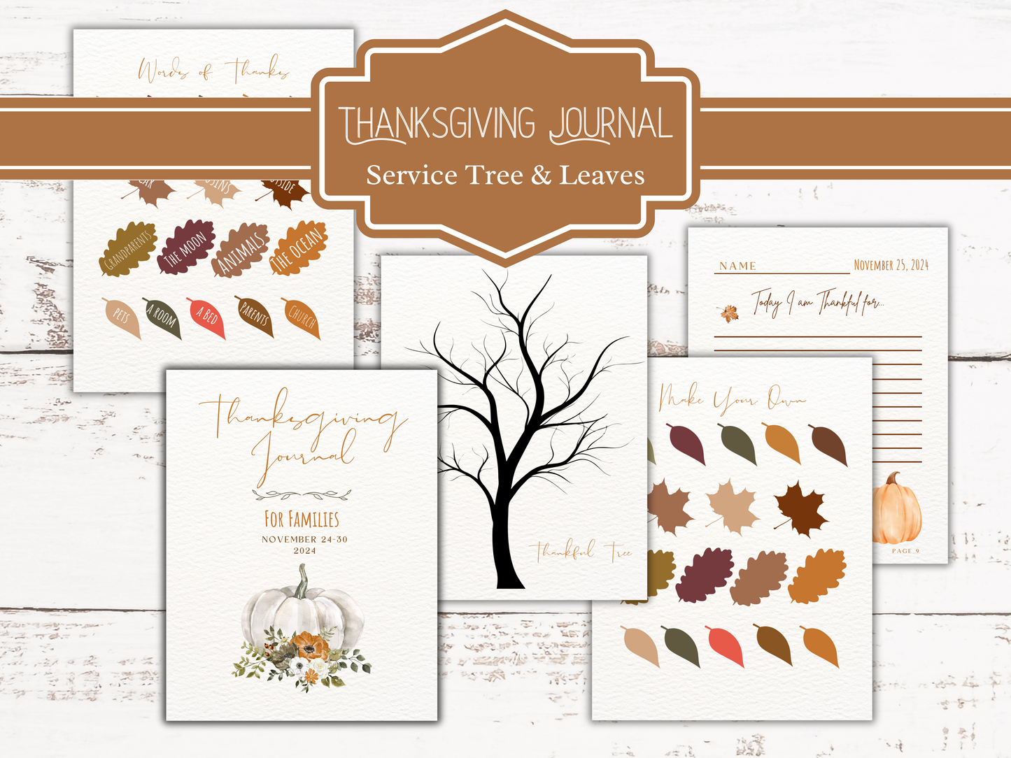 Family Thanksgiving Journal 2024: Embrace Gratitude and Create Lasting Memories | Thanksgiving Activities for Kids