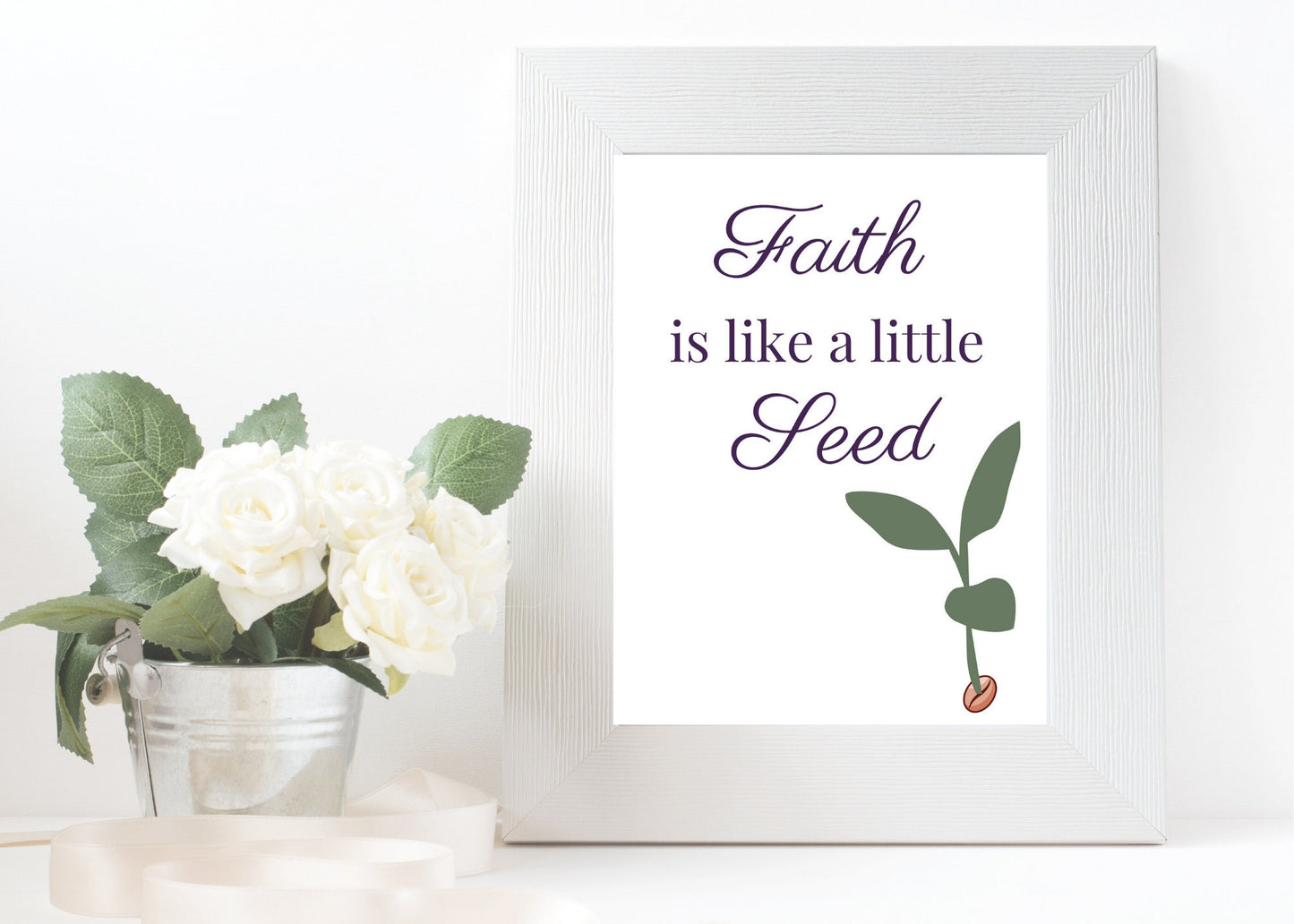 Faith is Like a Little Seed - Vibrant LDS Printables for Home Decor