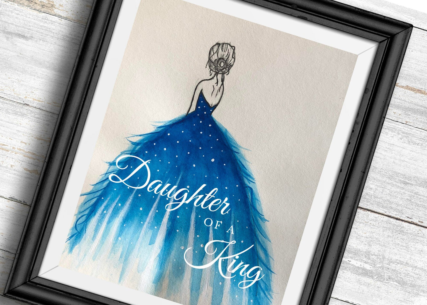 Daughter of a King LDS Printable Artwork - Inspiring decor for your faith-filled home