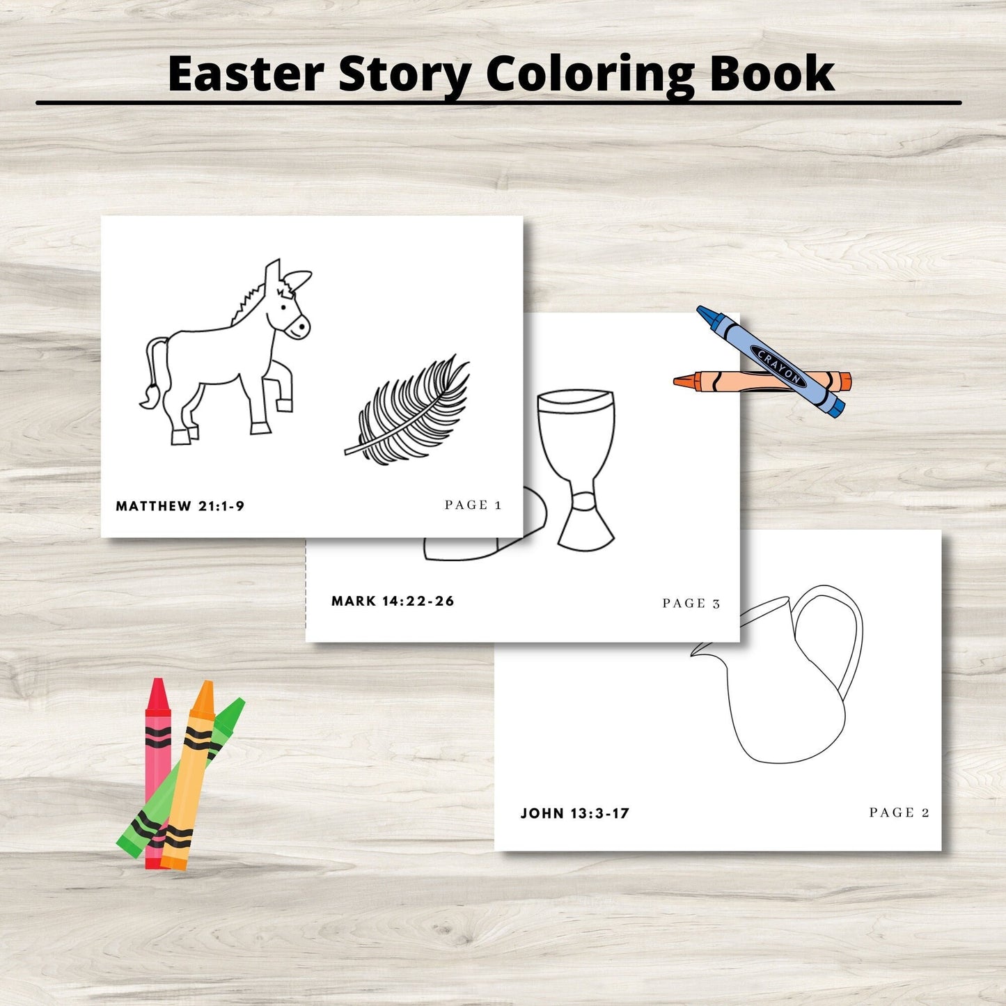 Celebrate Easter with Scripture: Engaging Coloring Pages for Kids & Adults