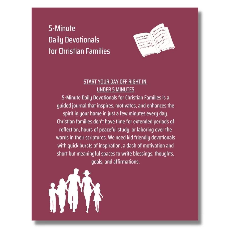 5-Minute Christian Devotionals for the Whole Family | Nurture Faith at Home with Daily Devotionals