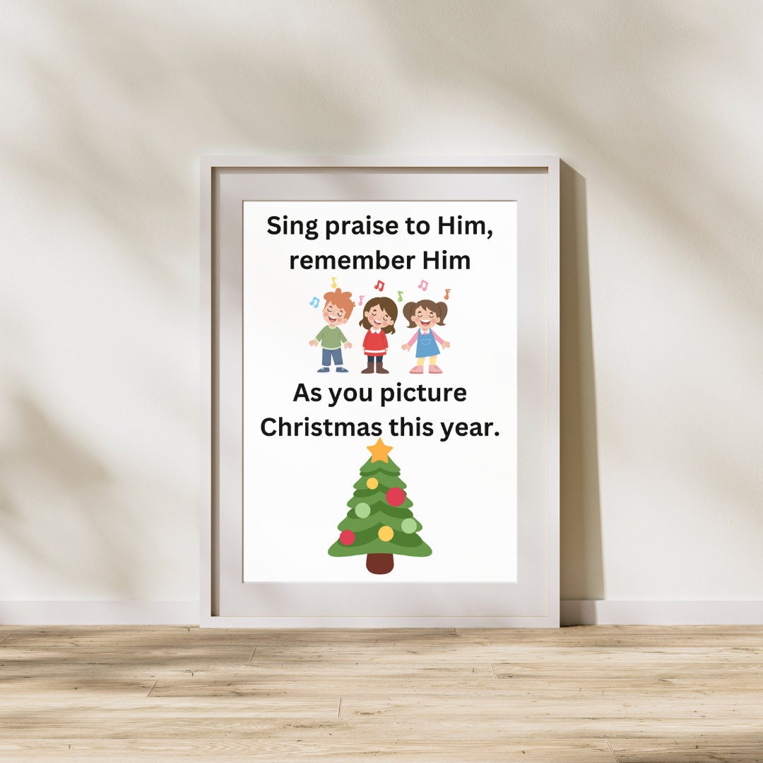 Primary Christmas Song Flip Chart - Festive Songs for Kids - Interactive and Educational