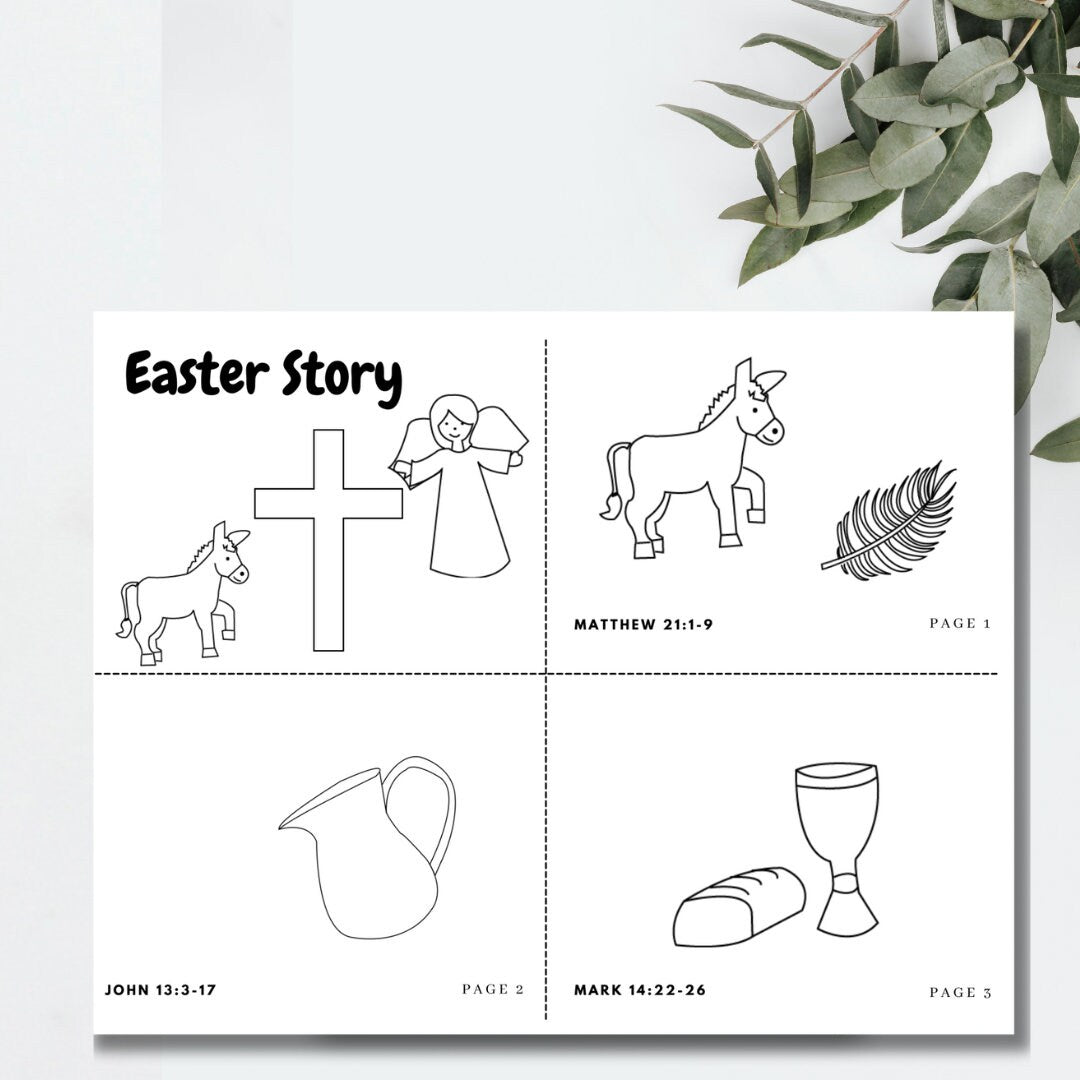 Celebrate Easter with Scripture: Engaging Coloring Pages for Kids & Adults