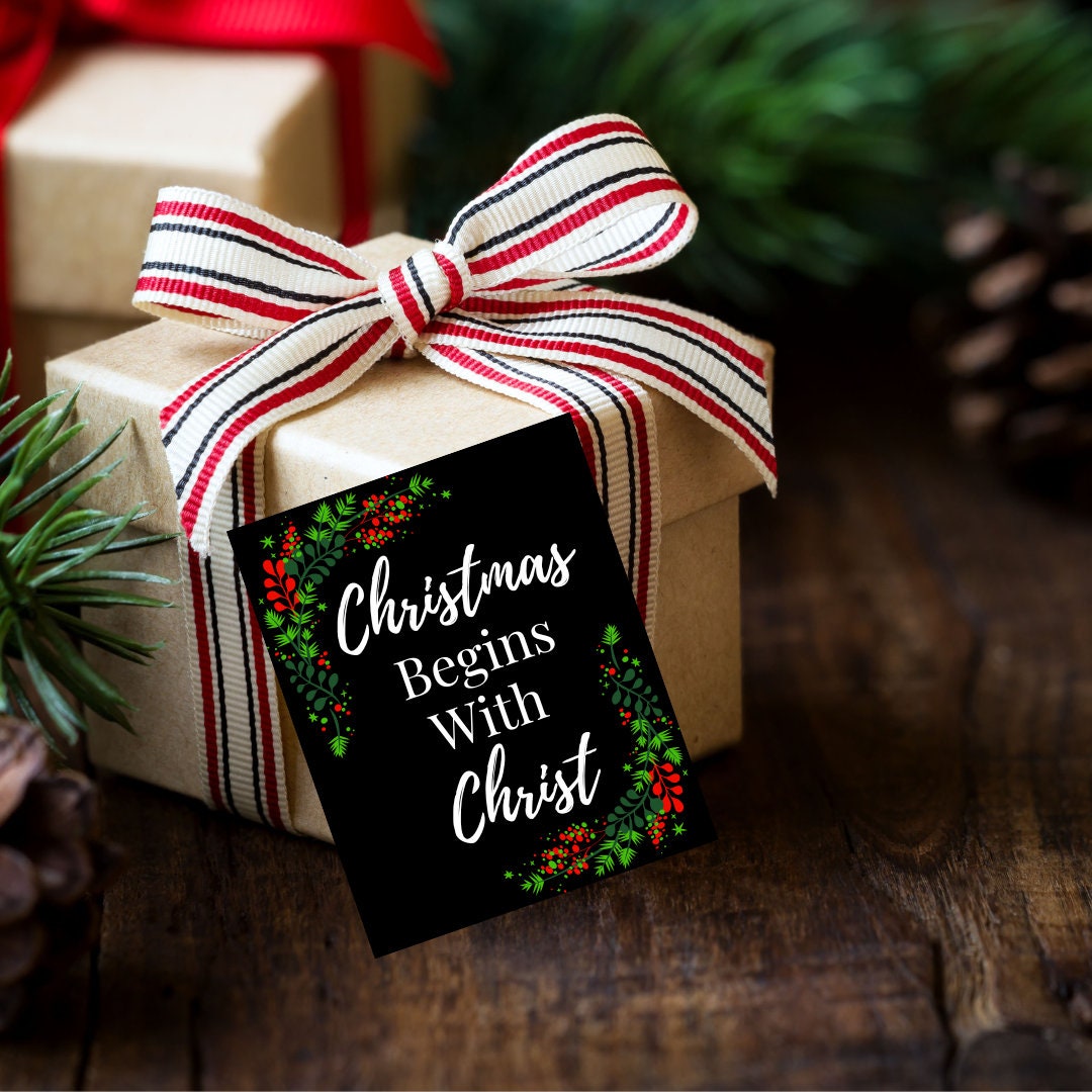 Christmas Begins with Christ | Printable Handouts for Festive Celebrations