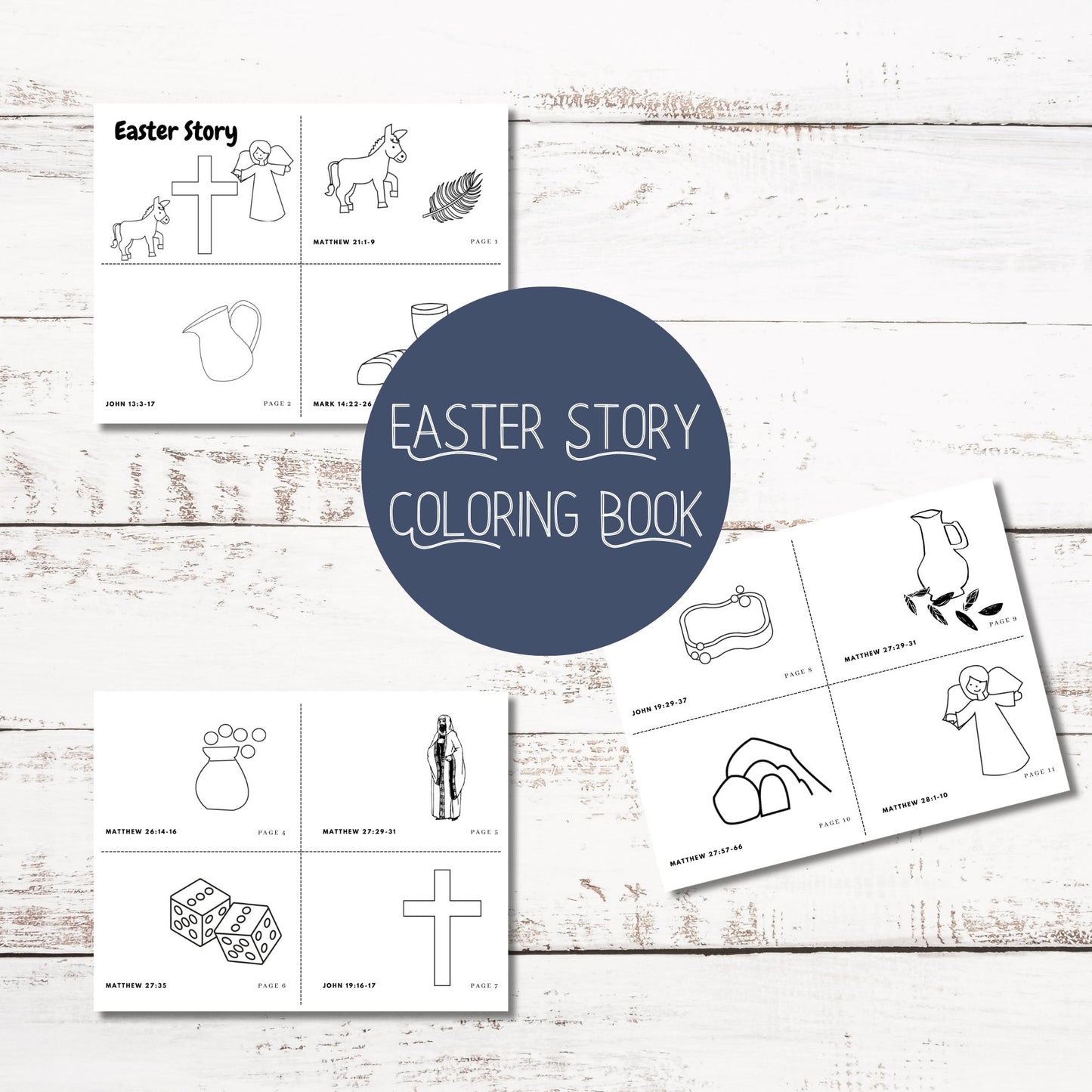 Celebrate Easter with Scripture: Engaging Coloring Pages for Kids & Adults